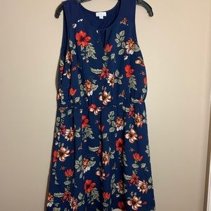 Market & Spruce sleeveless floral dress